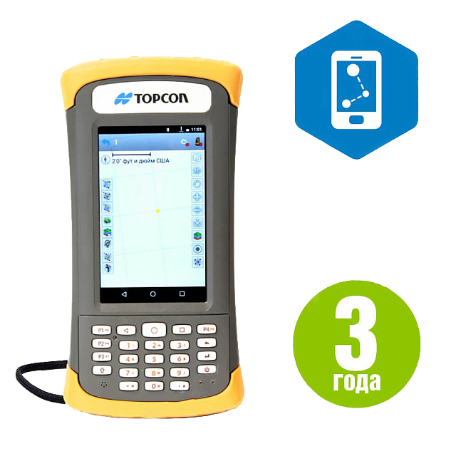 Полевой контроллер TOPCON FC-600 с ПО Magnet Construct (3 года)