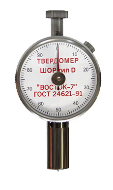 ТВР-D твердомер (дюрометр) Шора тип D с аналоговым индикатором с поверкой