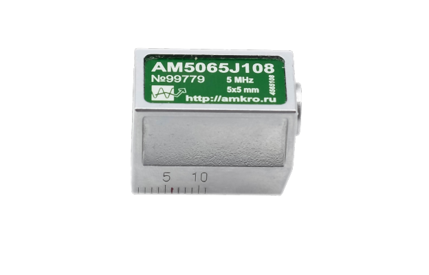 AM5065Jxx наклонные совмещенные притертые преобразователи 5 МГц 65 град