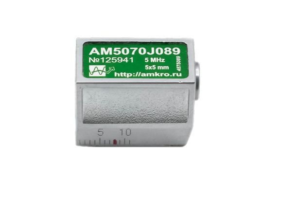 AM5070Jxx наклонные совмещенные притертые преобразователи 5 МГц 70 град